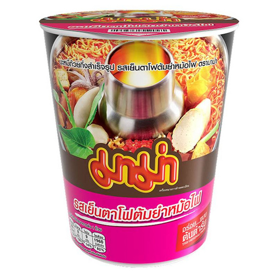 มาม่าคัพรส เย็นตาโฟต้มยำหม้อไฟ 60 กรัม